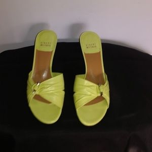 Stuart Weitzman Leather Sandals, Size 6.5